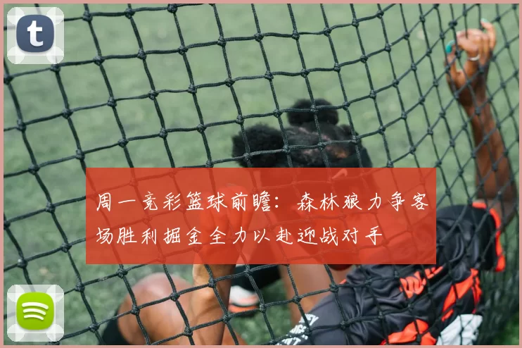 周一竞彩篮球前瞻：森林狼力争客场胜利掘金全力以赴迎战对手